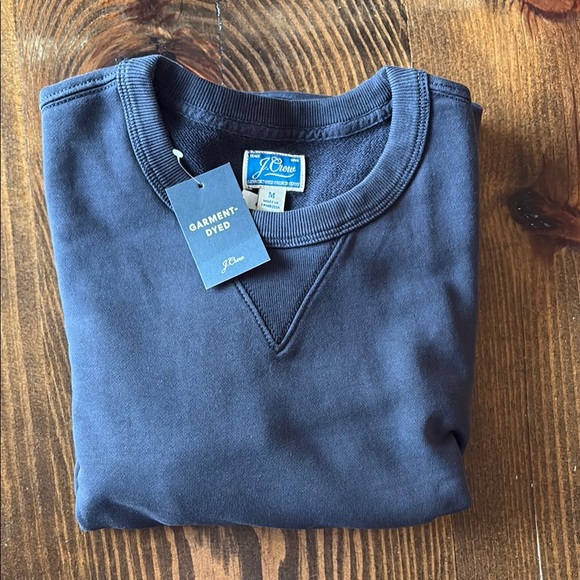 J. Crew Other - J. Crew Garment Dyed Navy Crewneck Sweatshirt